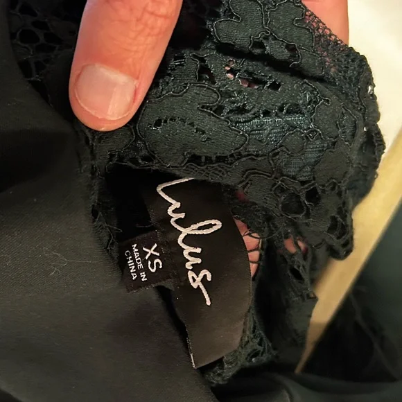 Lulu’s Emerald Green Lace Cocktail Dress - Picture 5 of 5